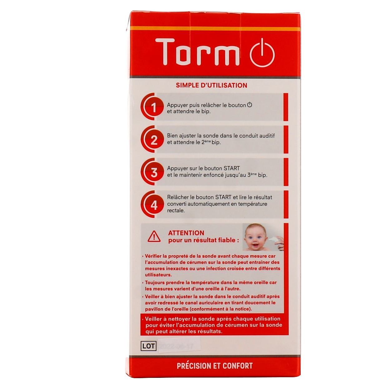Torm Thermomètre Auriculaire A02 - Pharmacie en ligne
