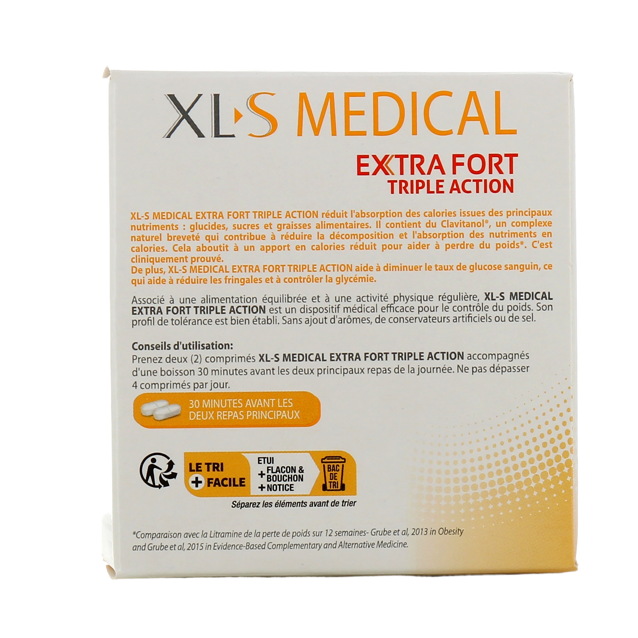 XLS MEDICAL Extra fort boîte de 120 comprimés - Parapharmacie Prado Mermoz