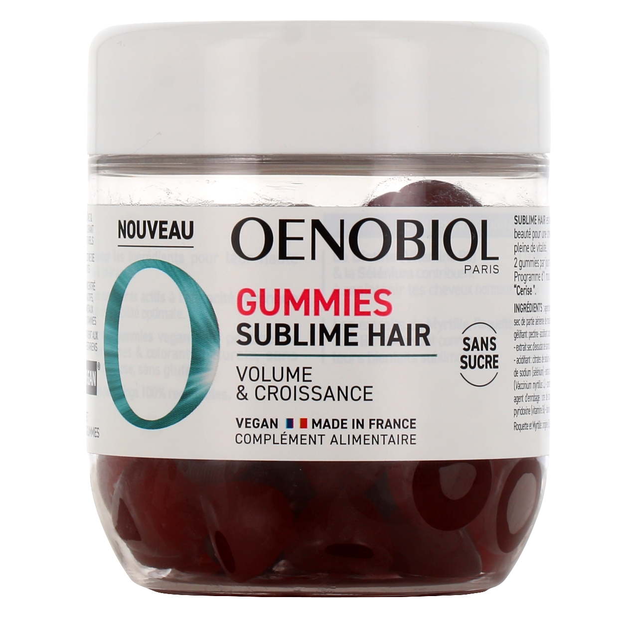 Oenobiol Gummies Sublime Hair Complément Alimentaire Cheveux