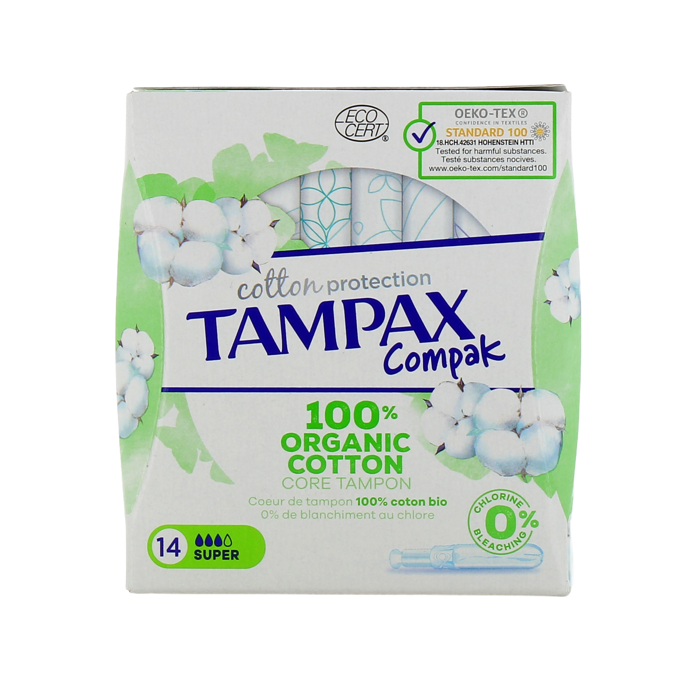 Tampons Tampax Compak avec applicateur