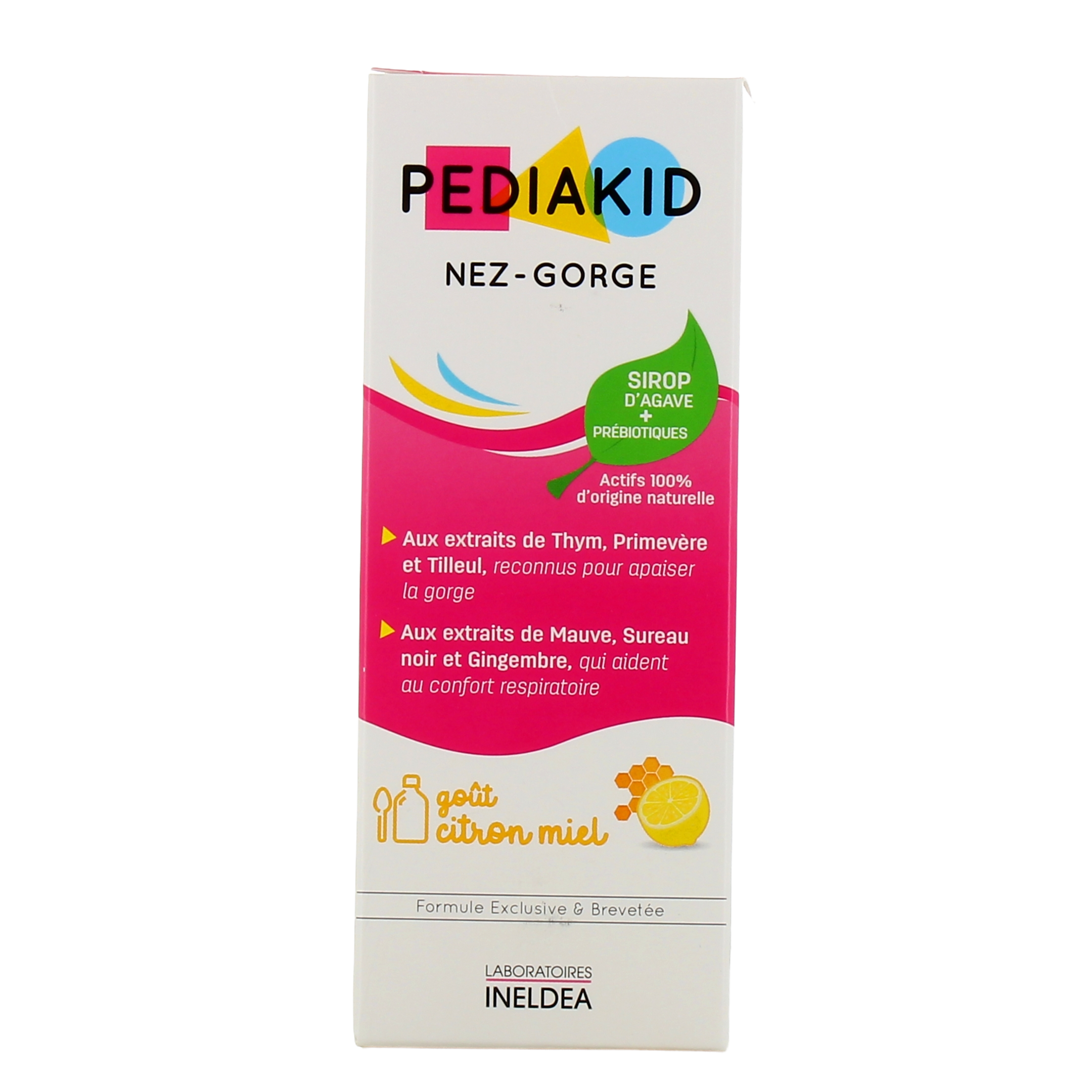 Pediakid nez-gorge goût miel citron - confort respiratoire bébé