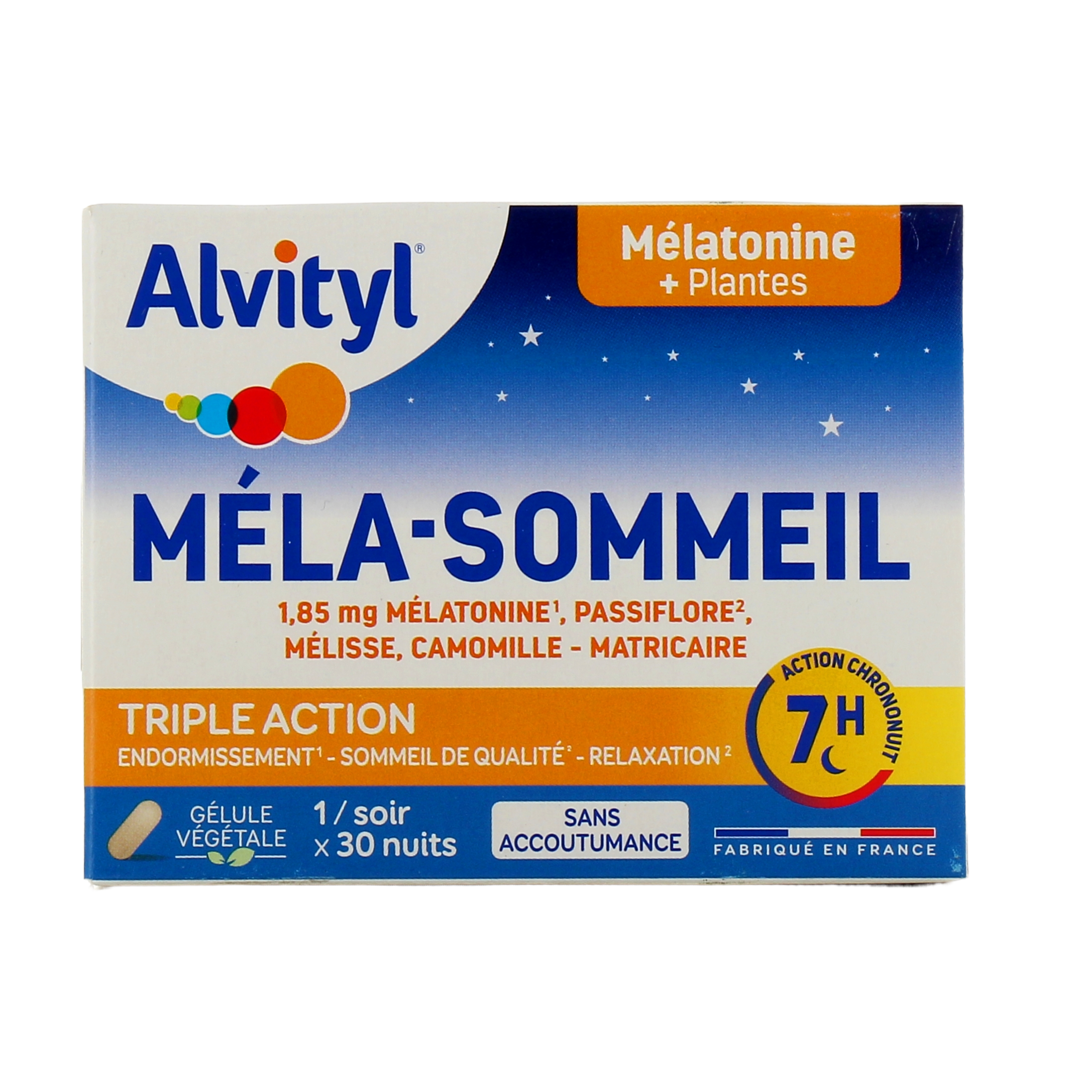 Alvityl® Méla-Sommeil : complément alimentaire pour favoriser le sommeil -  Alvityl