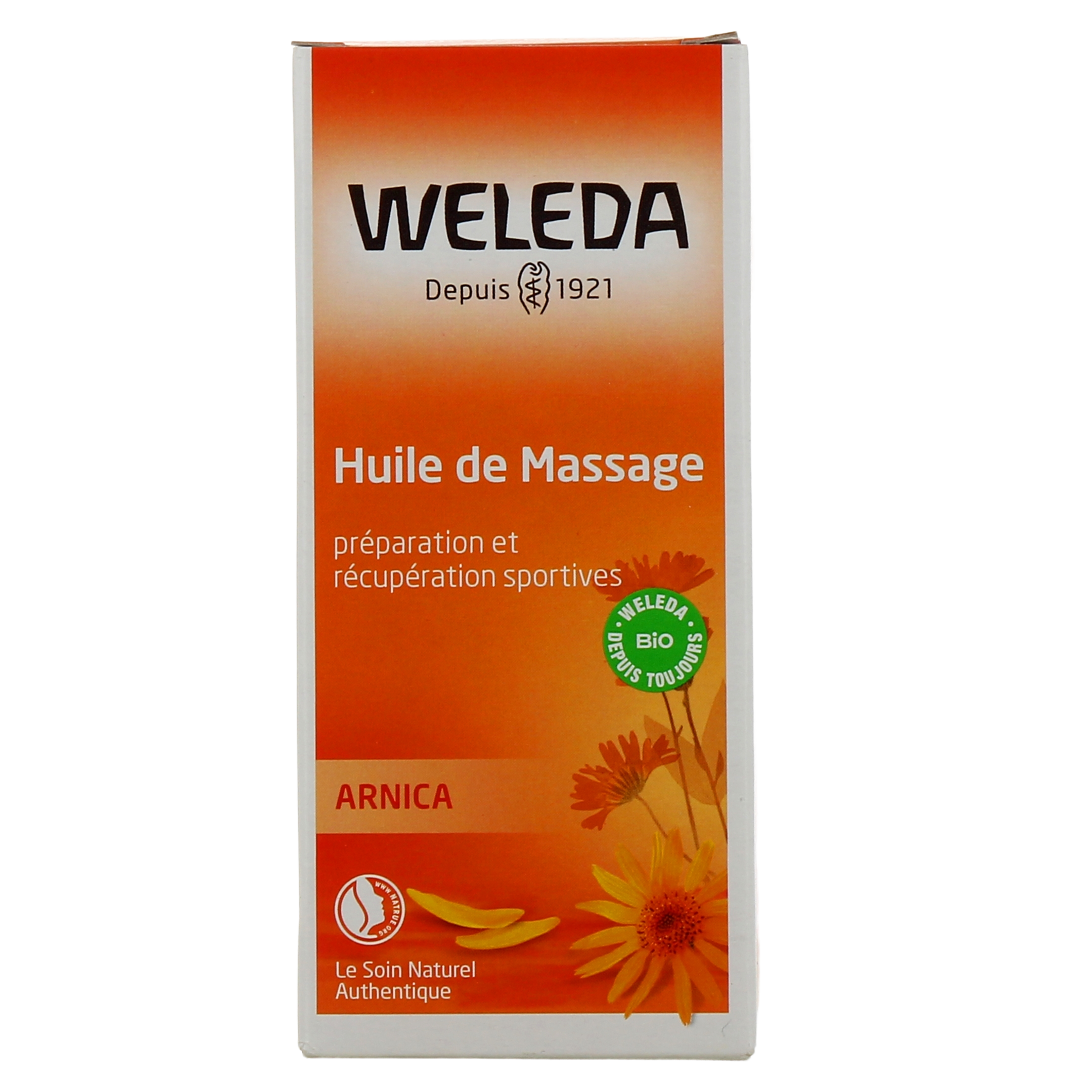 Huile de massage Arnica Weleda 100 ml- Maintenant avec distributeur-ÉPUISÉ-  — Farmacia Castellanos