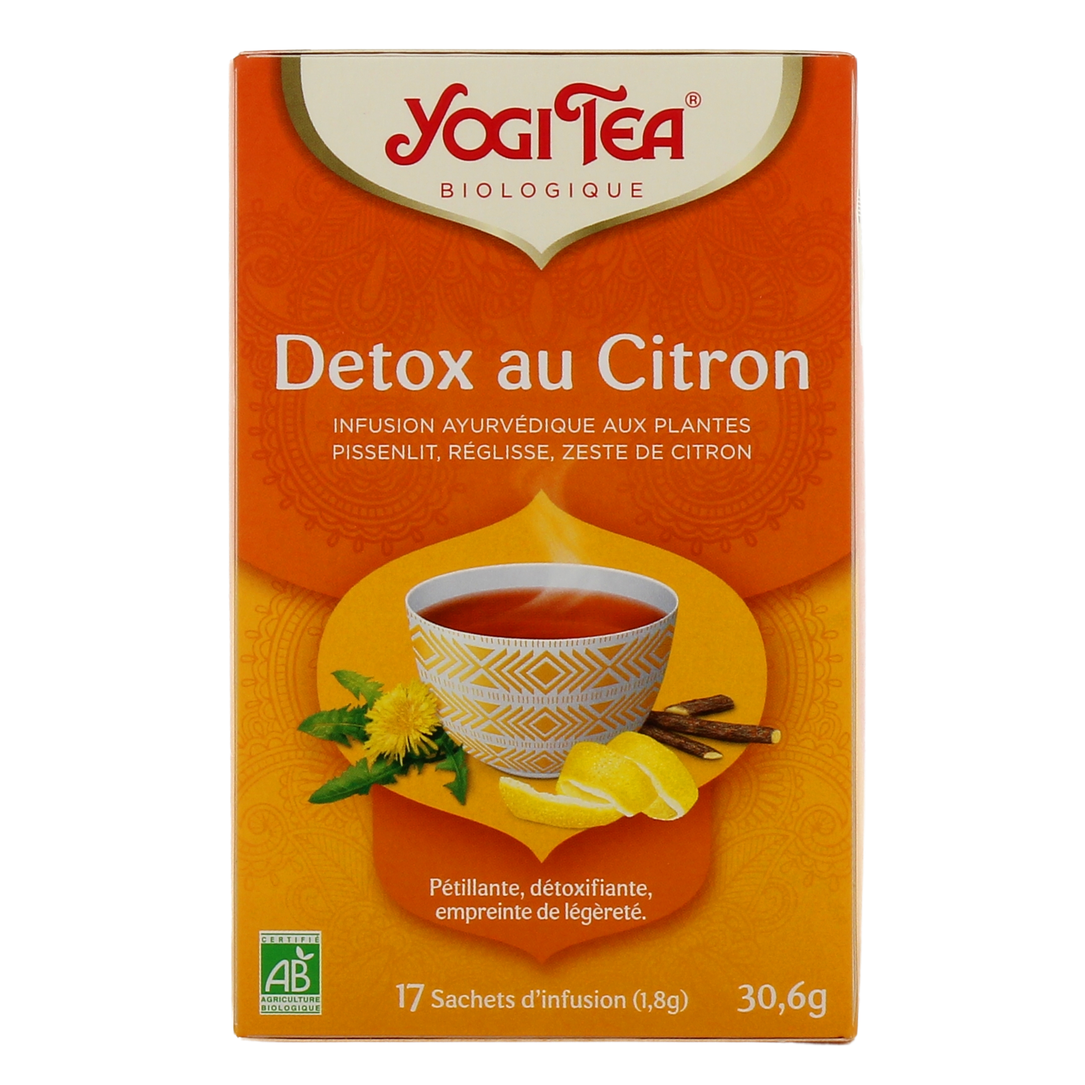 Yogi Tea Infusion Ayurvédique Detox Bio 17 sachets