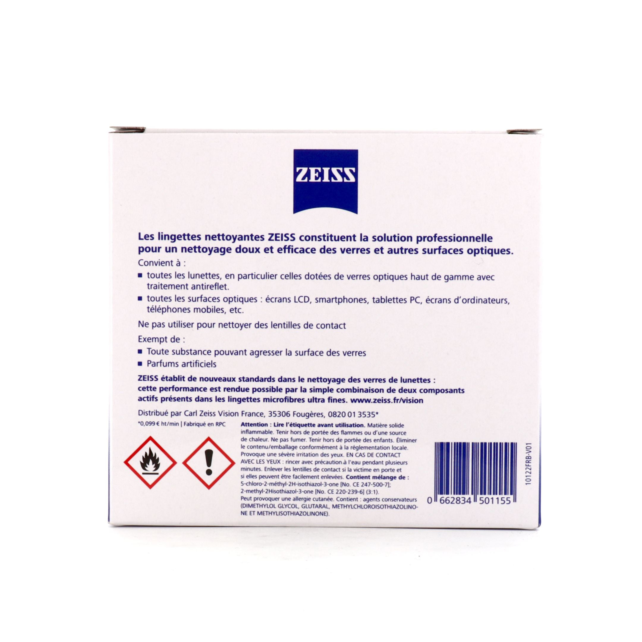 ZEISS Kit Spray Nettoyant Optique + Chiffon Microfibre 120 ml - Redcare  Pharmacie