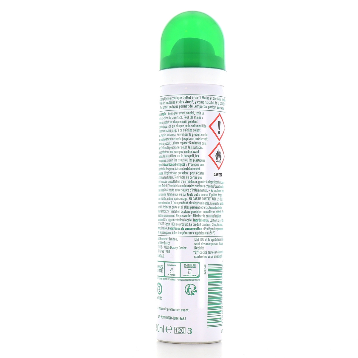 Gifrer Septi-Clean 70 lingettes désinfectants 2en1 main