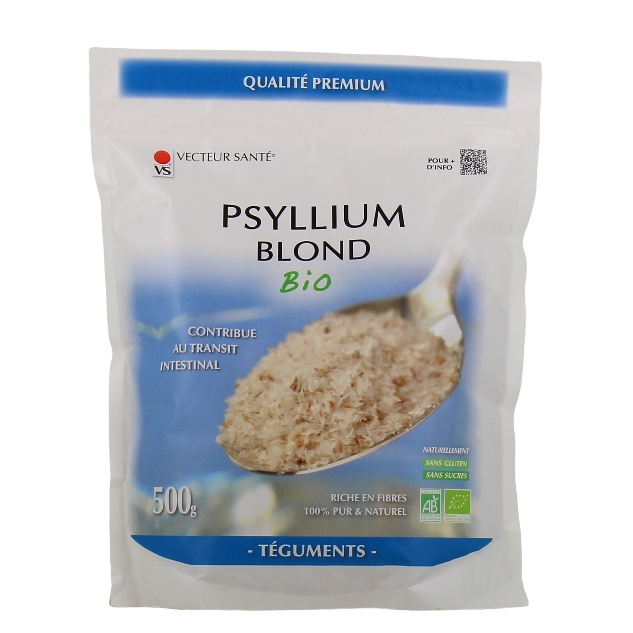 Téguments de Psyllium blond Bio 250g