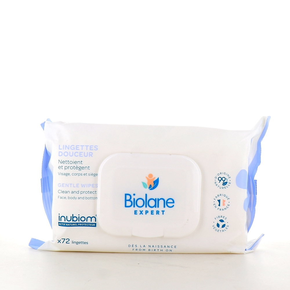 Lingettes au lait de toilette Sensitive BIOLANE : Comparateur, Avis, Prix