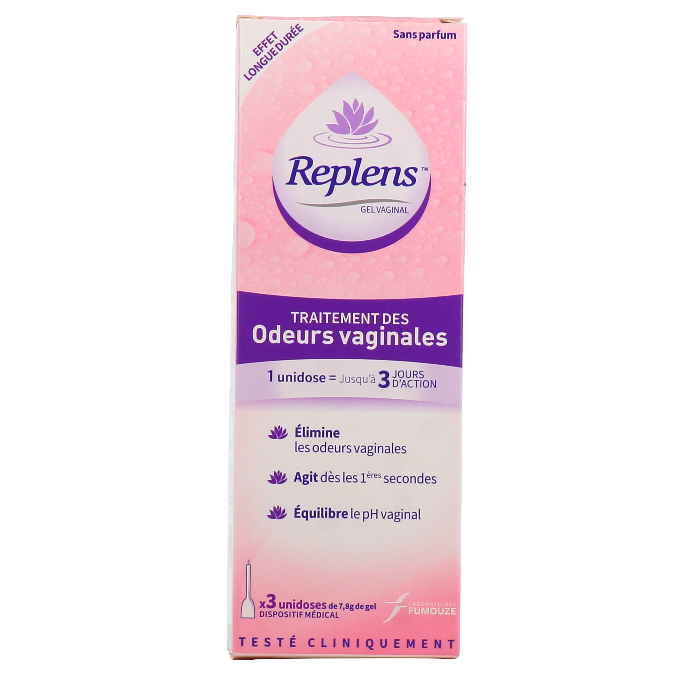 Replens Traitement des odeurs vaginales - 3 unidoses