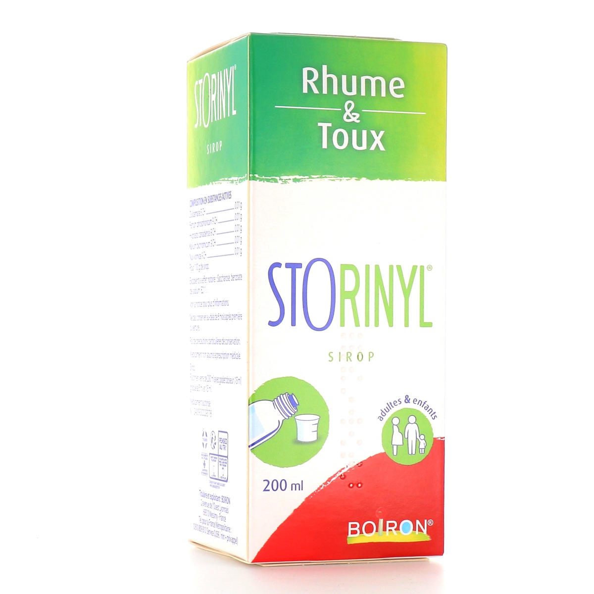 Boiron Storinyl sirop pour le rhume et la toux - Médicament homéopathique