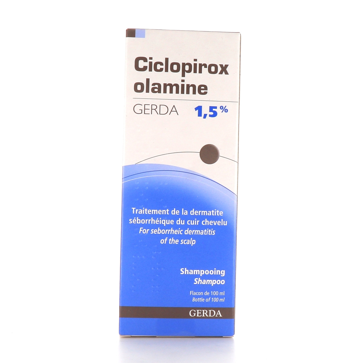 Ciclopirox Olamine 1,5% Shampooing Gerda - Dermatite Séborrhéique