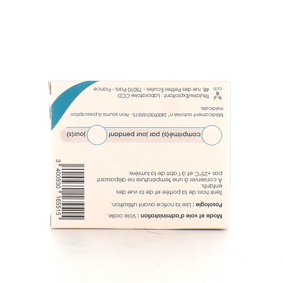 Acide folique CCD 5 mg 20 comprimés - Pharmacie des Drakkars