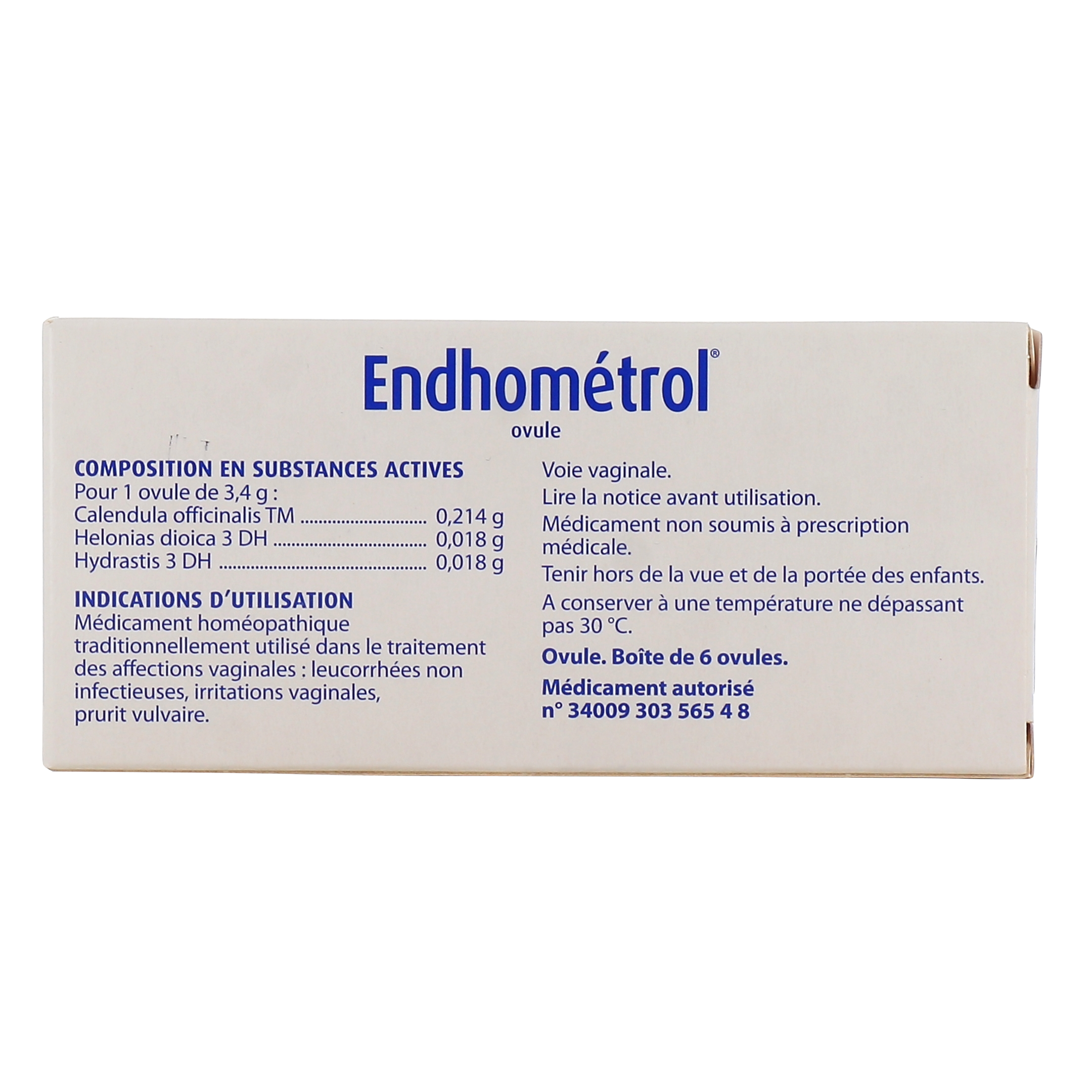 ENDHOMETROL®, Médicament homéopathique contre les affections