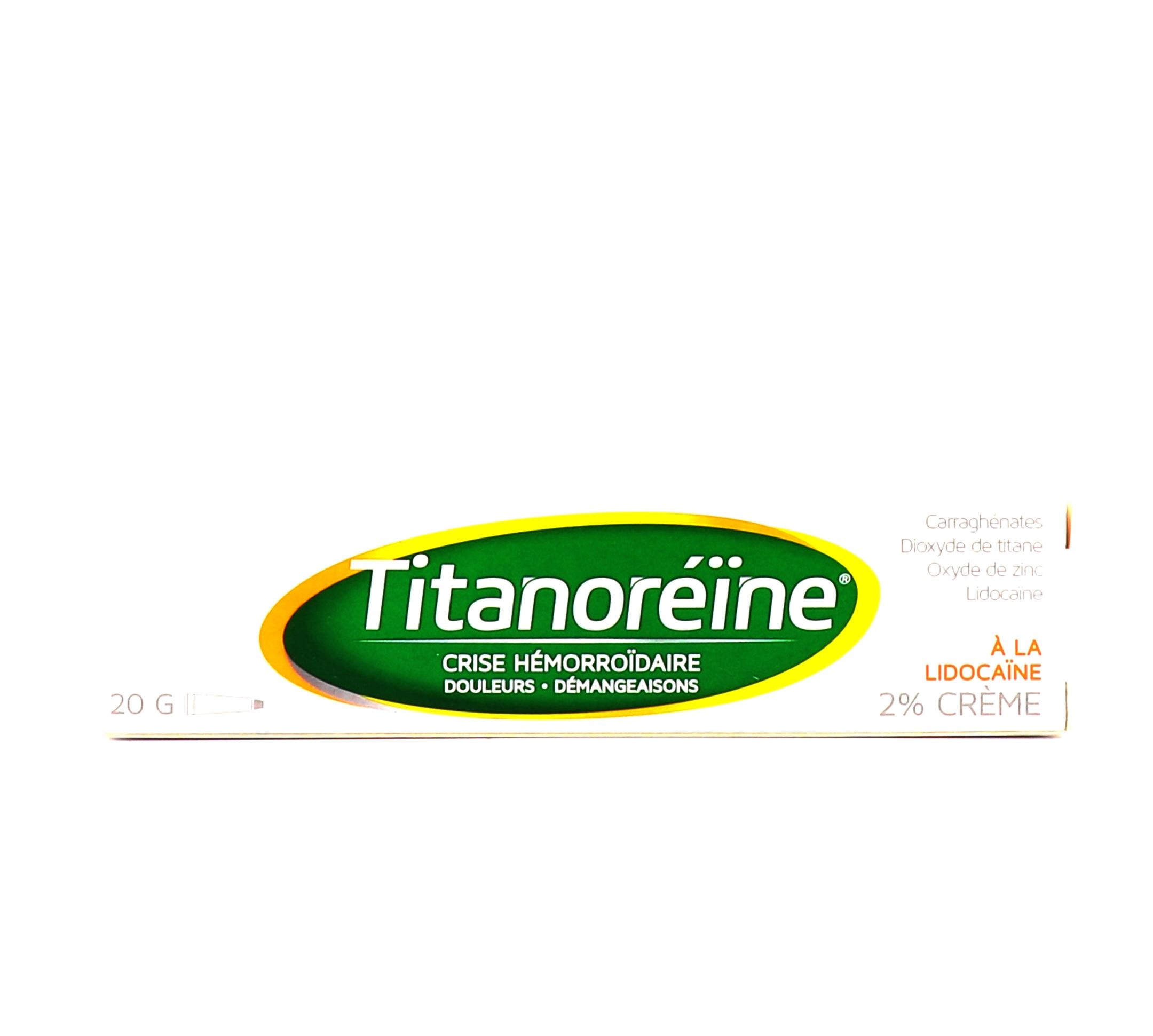 TITANOREINE®, suppositoire: composition et posologie