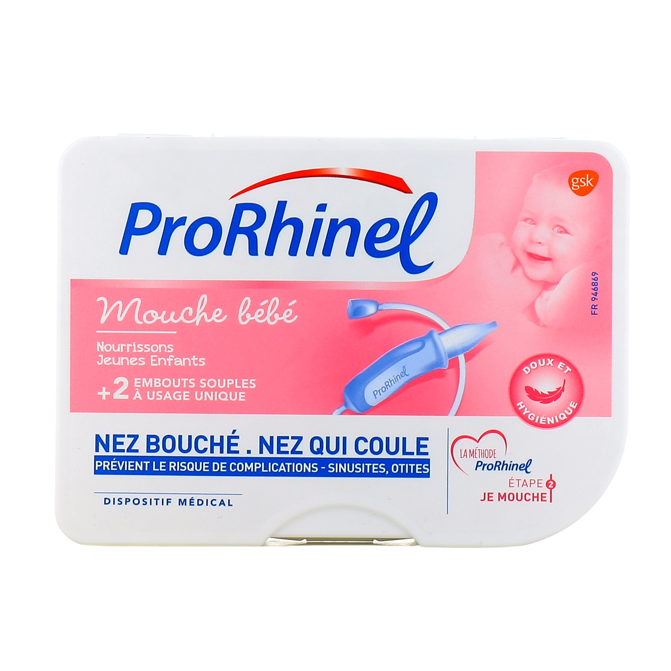 Prorhinel Pack Spray Nasal Nourrissons 100ml + Mouche Bébé