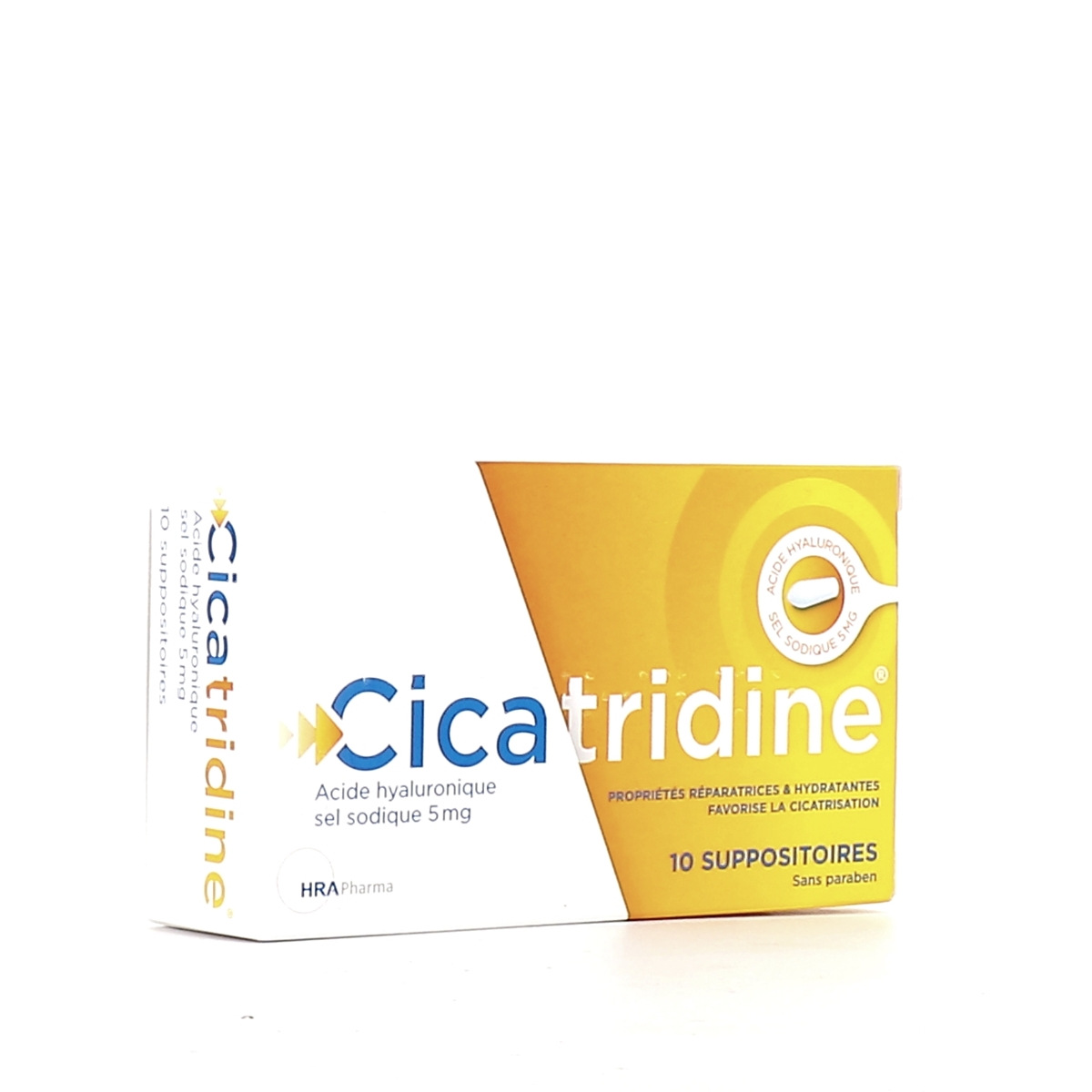 HRA Pharma Cicatridine 10 Suppositoires - Soulagement Hémorroïdes
