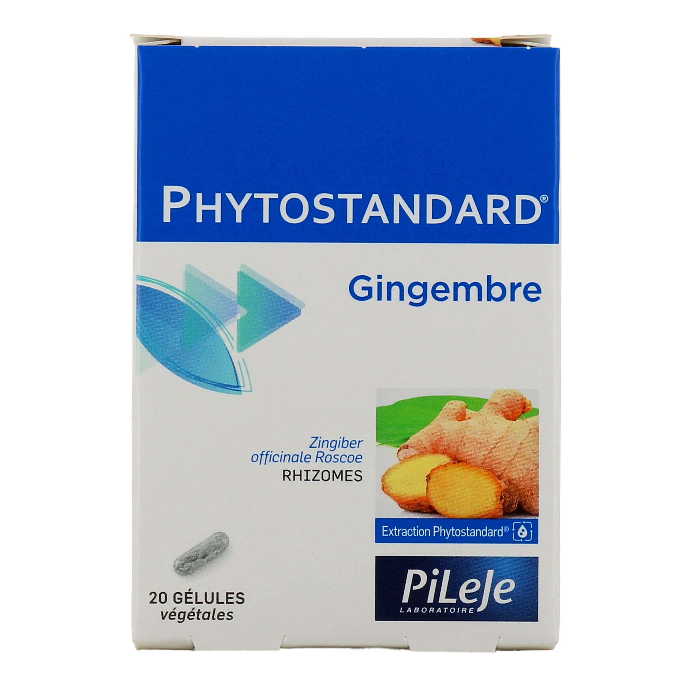 Phytostandard Gingembre digestion difficile 20 gélules