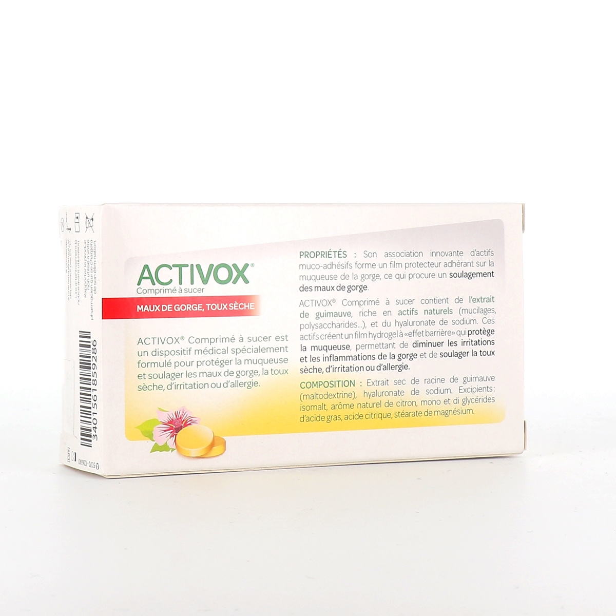 Activox® Comprimé à sucer Citron 24 Pastill:es
