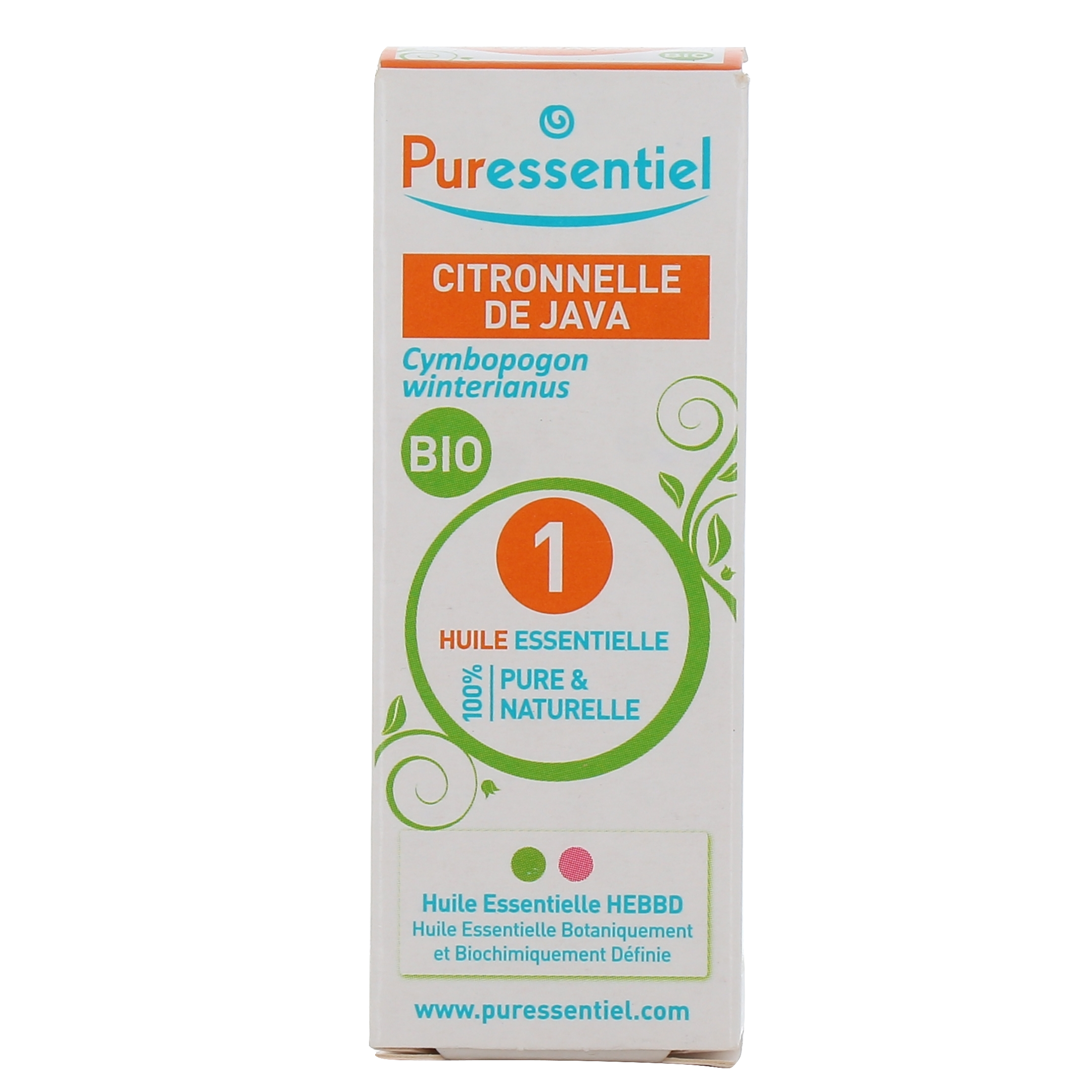 Puressentiel - Huile Essentielle Citronnelle de Java - Bio - 100% pure et  naturelle - HEBBD - 10 ml