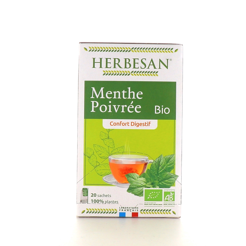 Infusion Menthe poivrée - Confort digestif - HERBESAN®