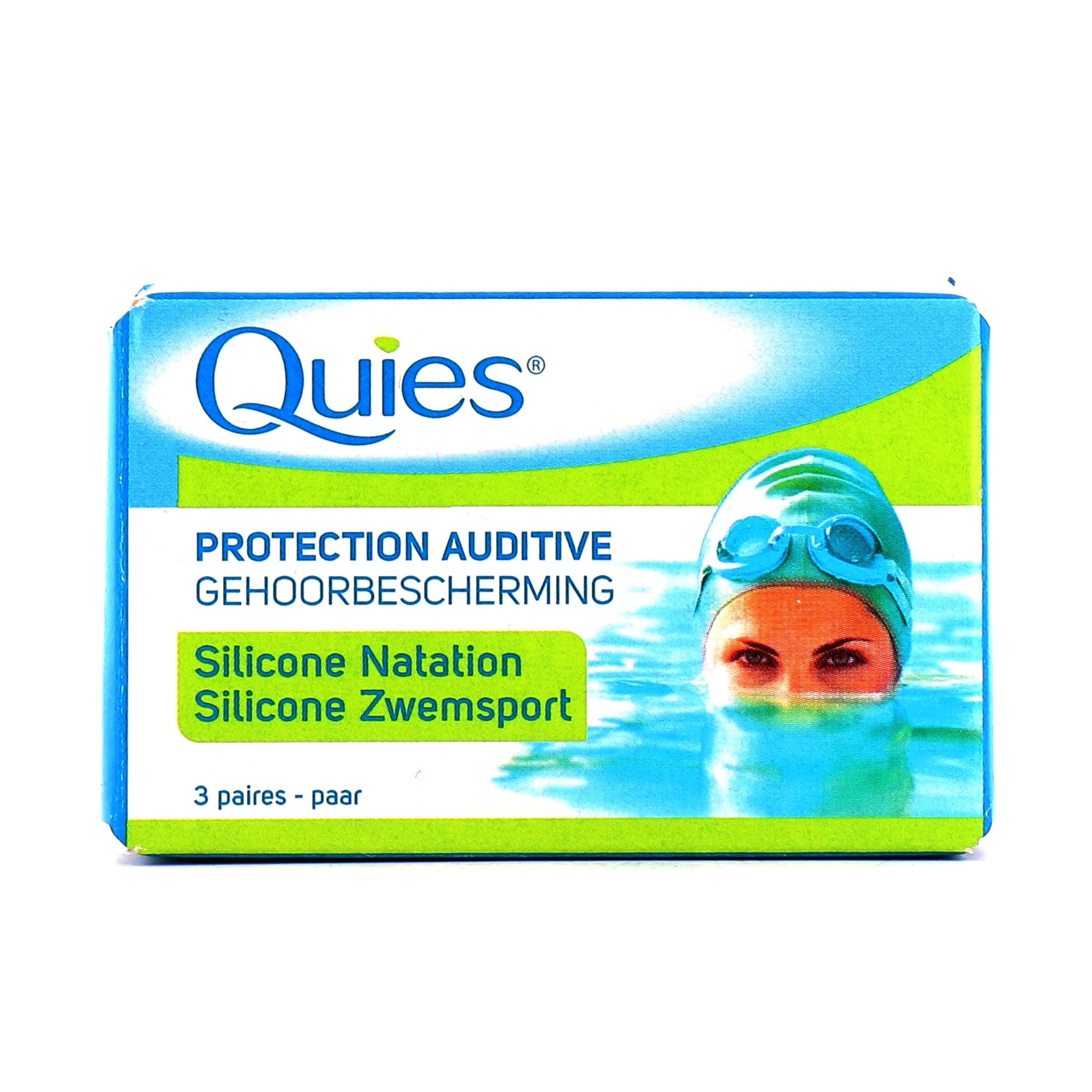 Bouchons d'oreilles natation / piscine / mer ● Atténuation 18dB ●  Protection auditive ultra confortable : 2+1 corolles et double filtre ●