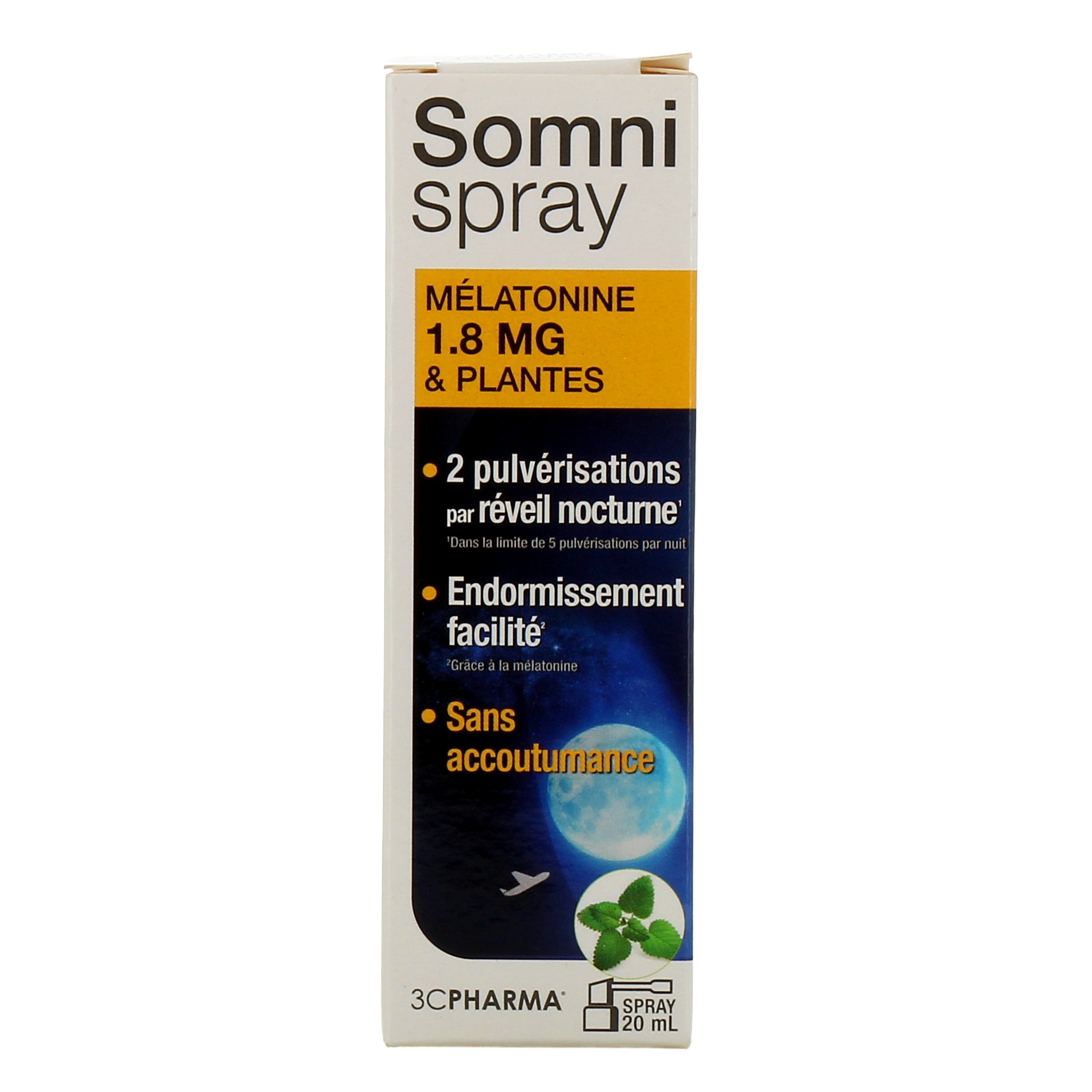 3C Pharma Somnispray Mélatonine et plantes