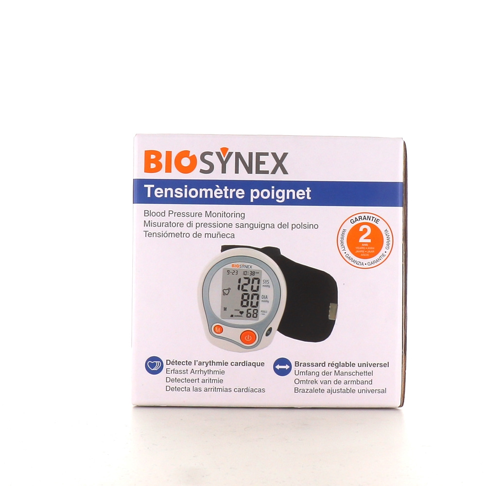 Biosynex tensiomètre poignet automatique - Mesure tension artérielle