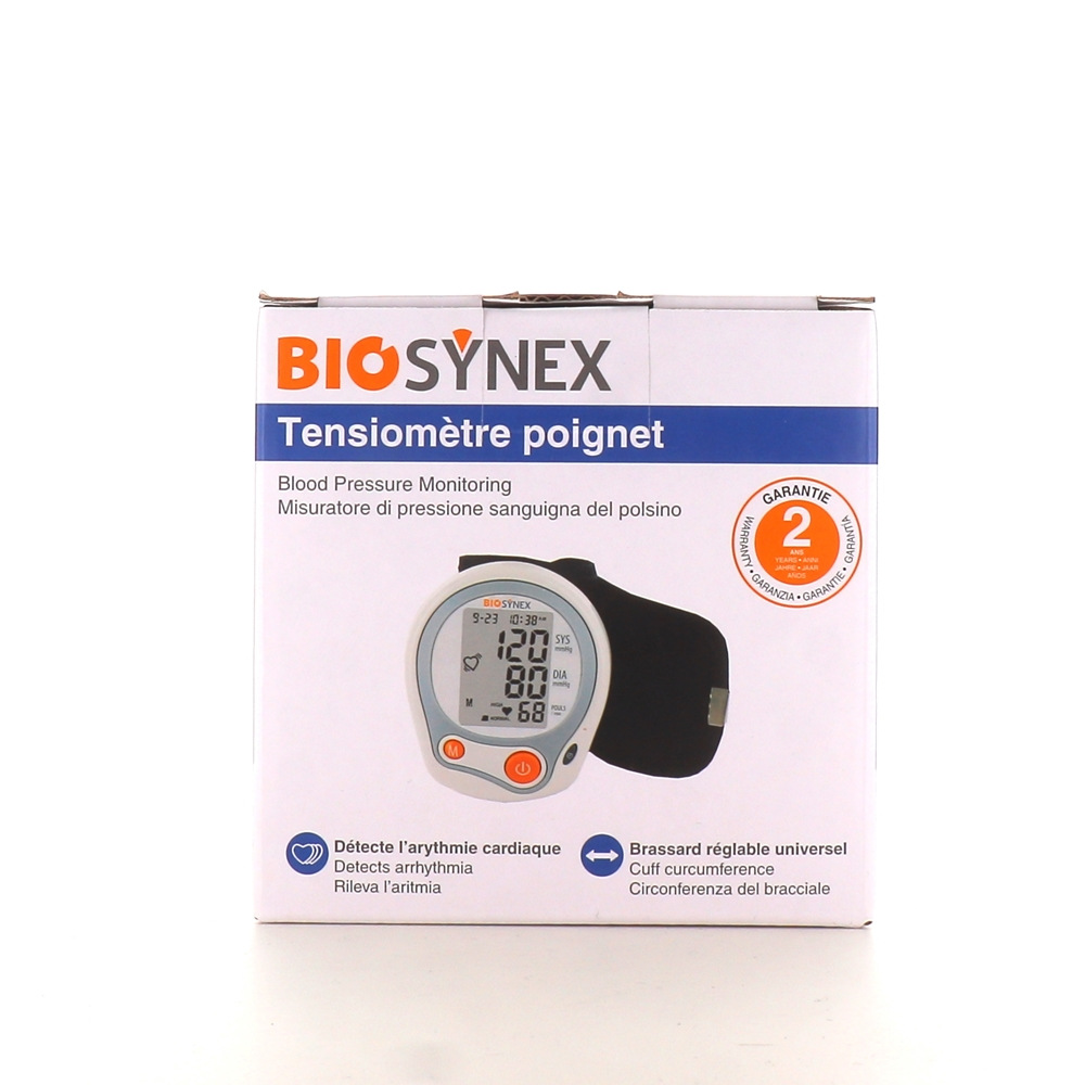 Biosynex tensiomètre poignet automatique - Mesure tension artérielle