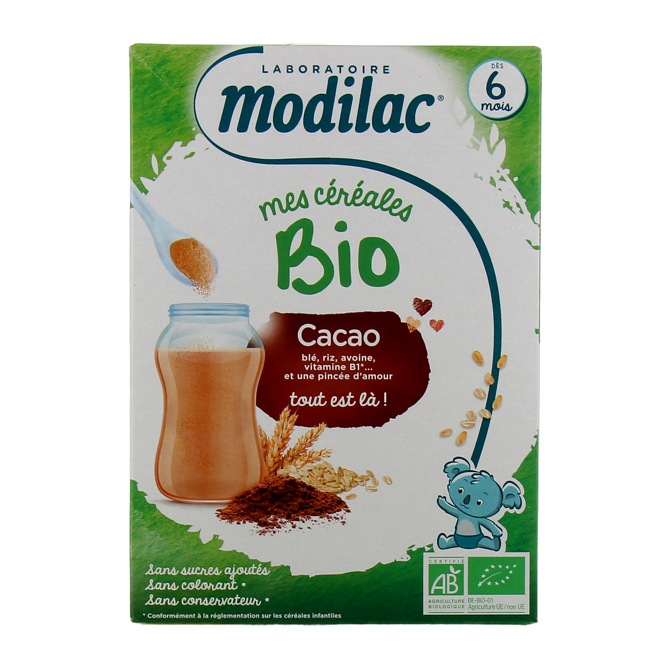 Modilac Céréales Bébé Cacao 300g