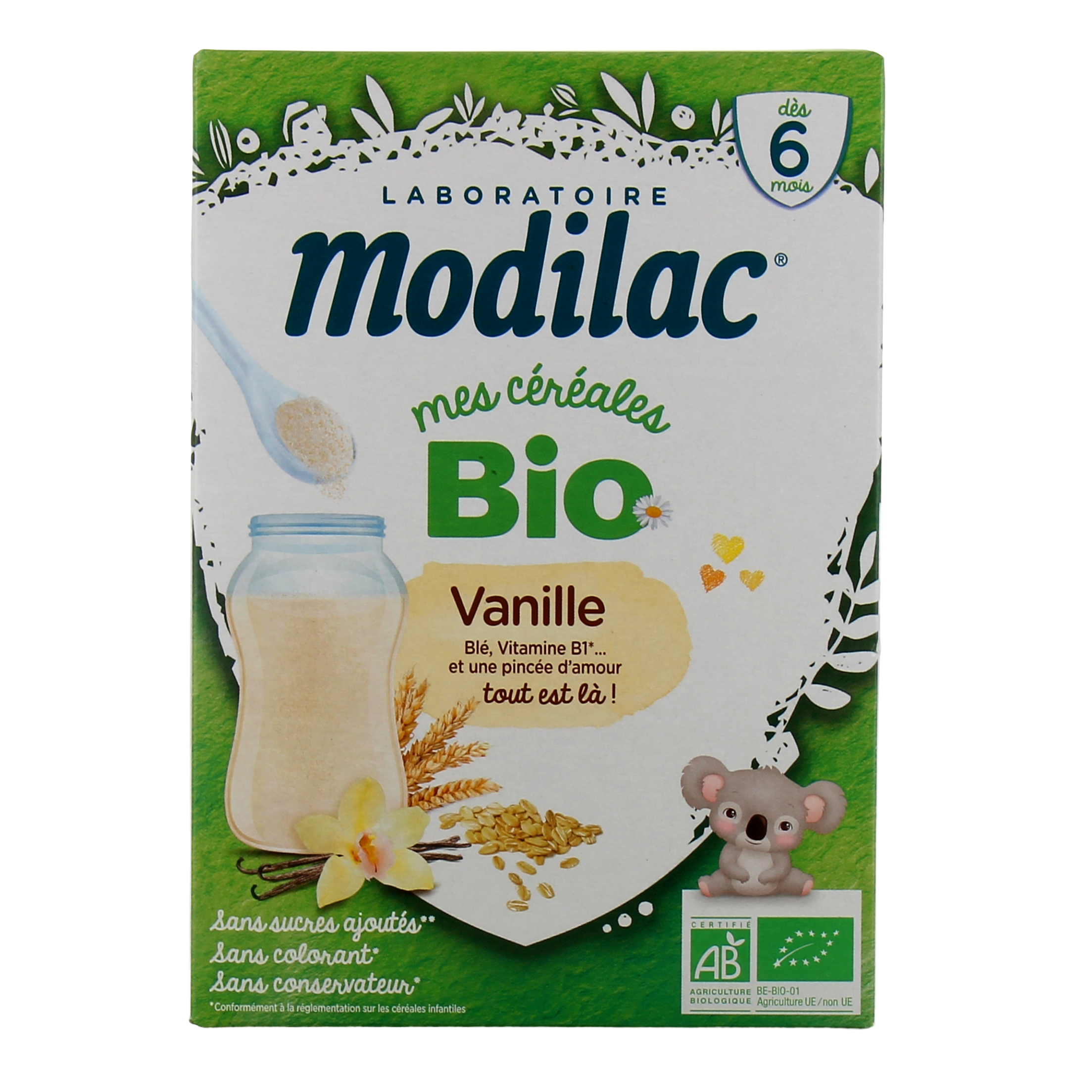 Modilac Cereales Bio Vanille 250G