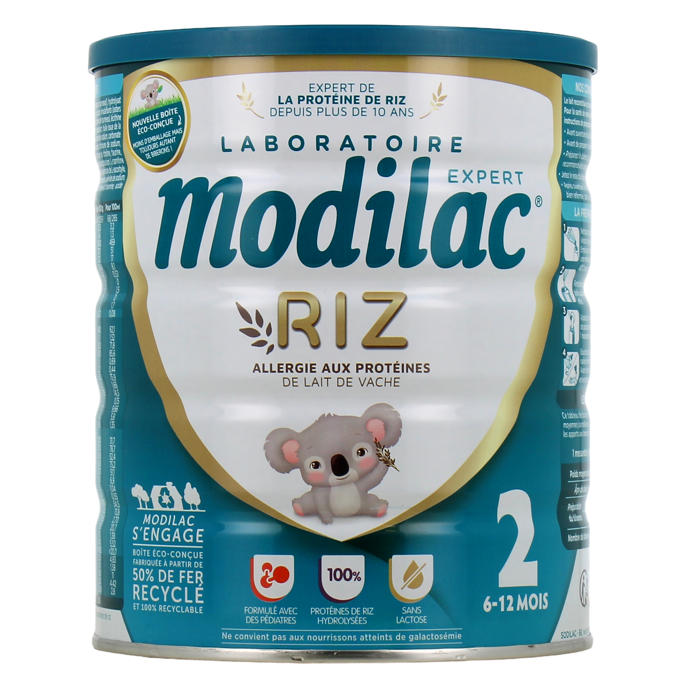 MODILAC Expert Riz AR 2ème âge 6-12 mois pot 800g - Parapharmacie Prado  Mermoz
