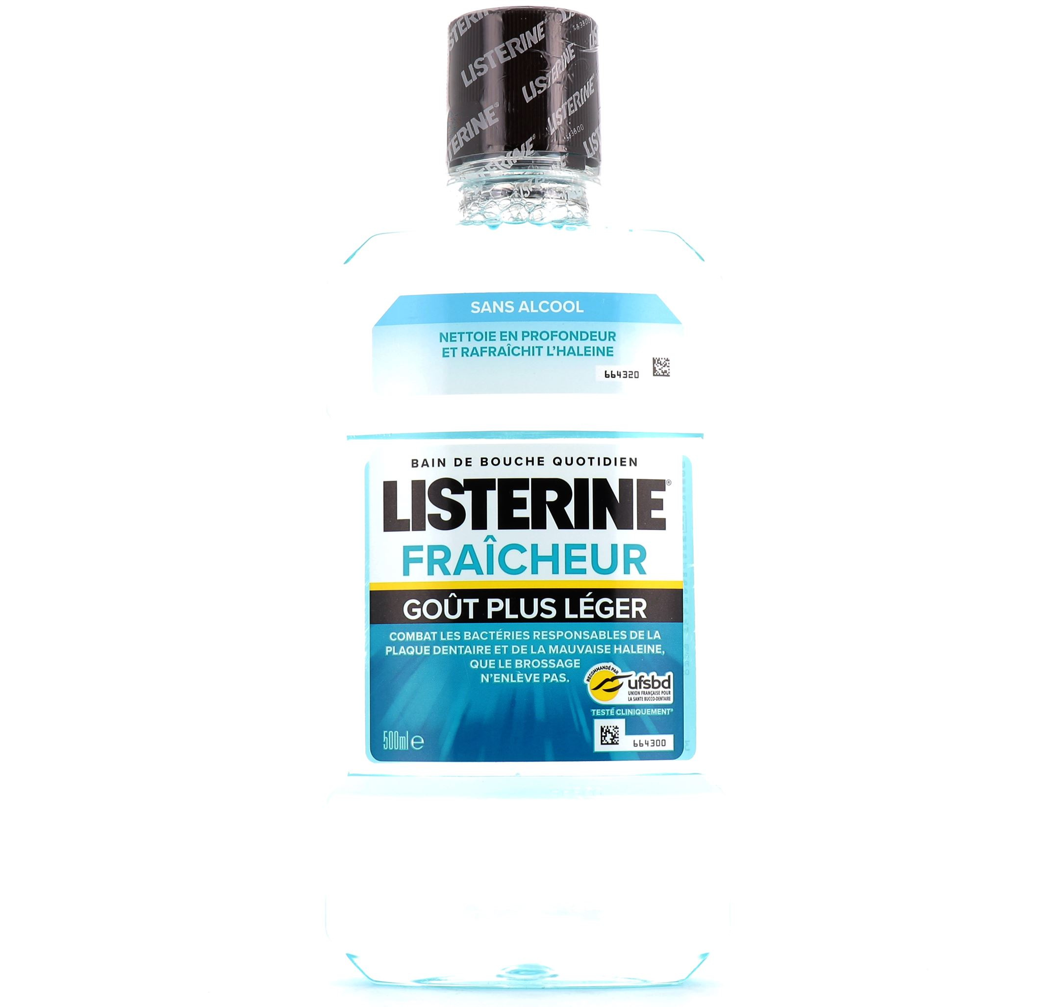 Listerine Fraicheur bain de bouche sans alcool - Hygiène dentaire