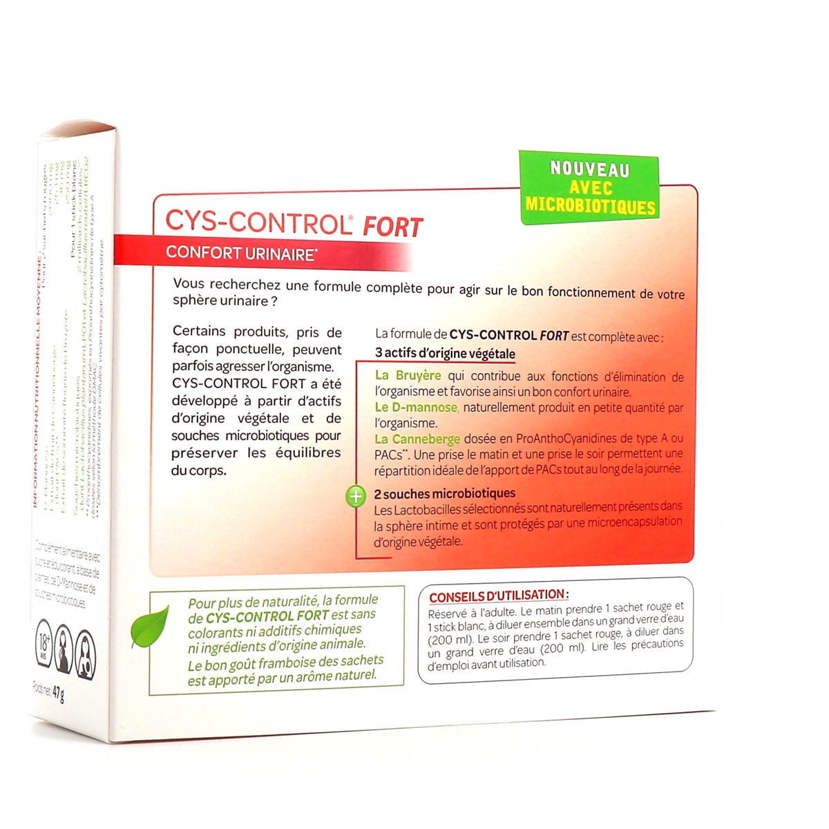 Cys-Control Fort Confort Urinaire Arkopharma - Pharmacie des Drakkars