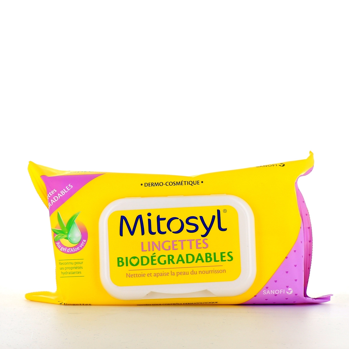 Mitosyl Lingettes Nettoyantes Apaisantes Biodégradables 72