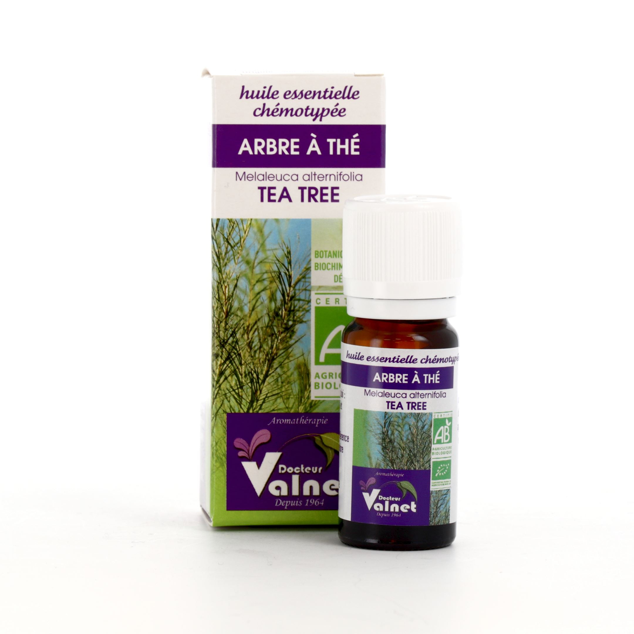 Huile essentielle BIO Arbre à thé (tea tree) - Docteur Valnet :  Herboristerie Moderne