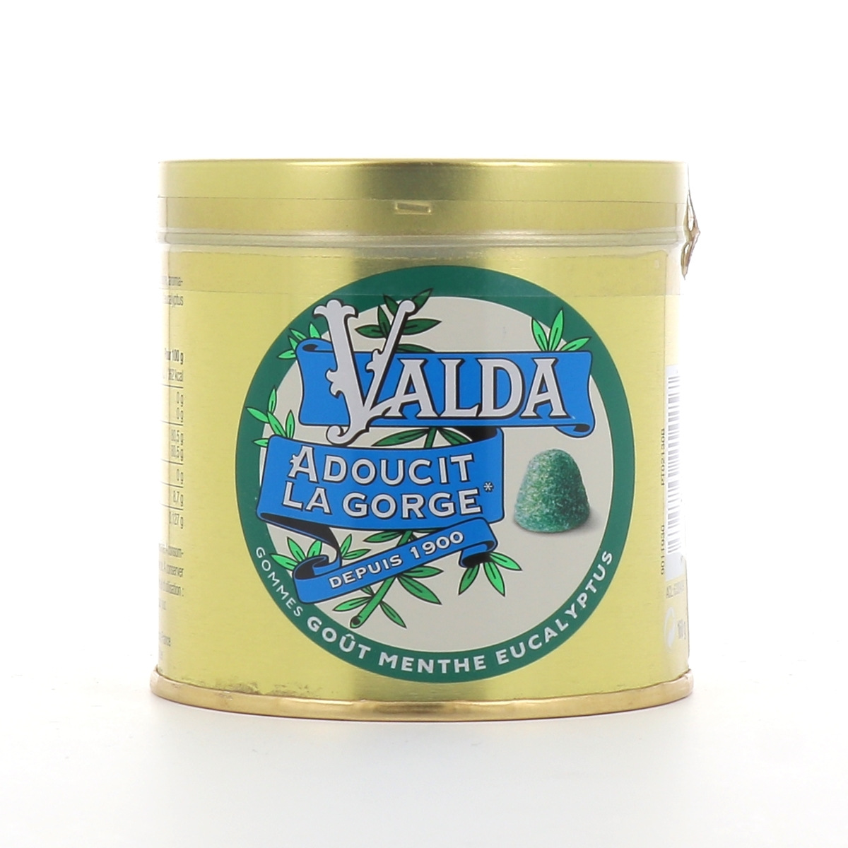 Valda gommes Sans sucre Menthe eucalyptus - Soulager le mal de gorge