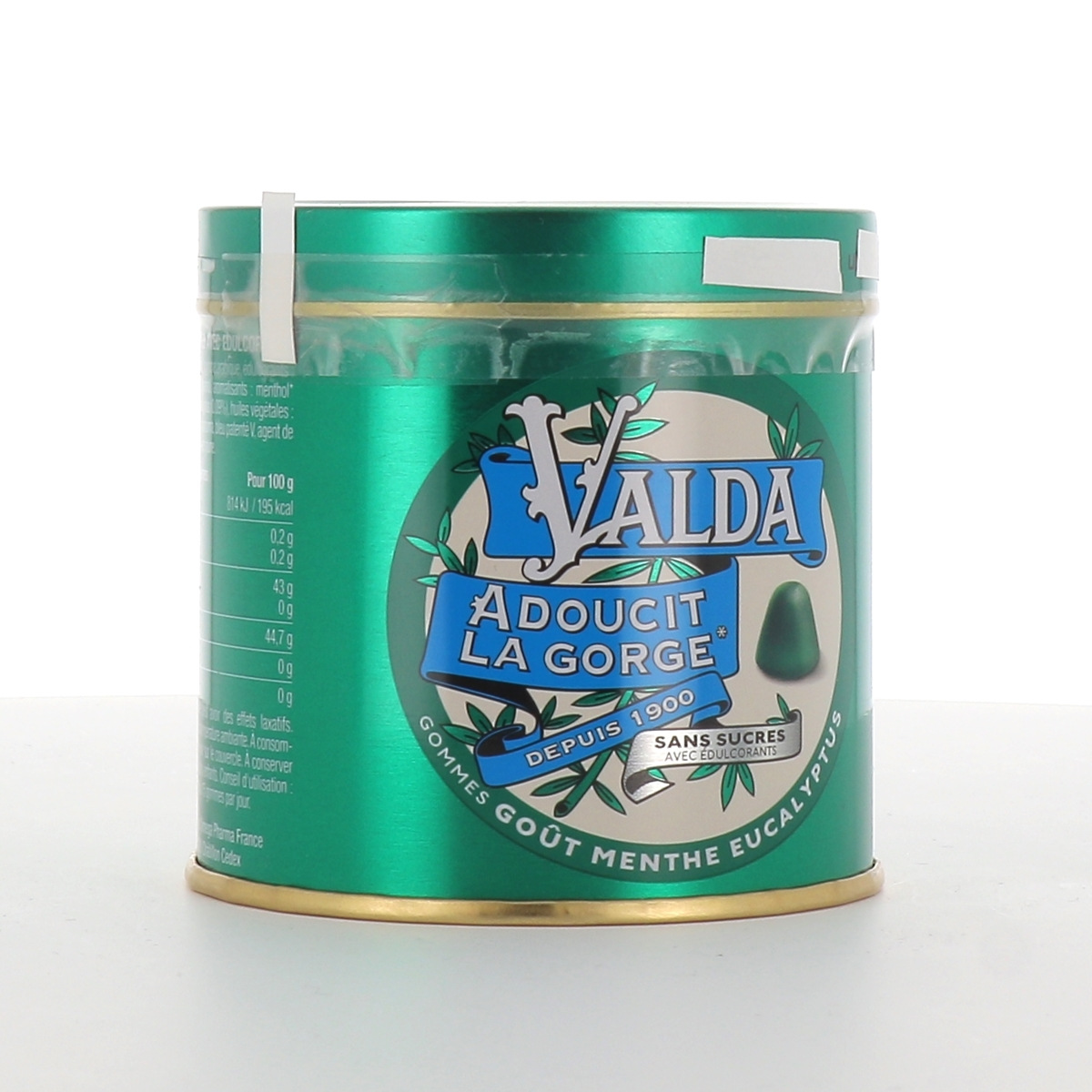 Valda Gommes Sans Sucre Menthe Eucalyptus 160g Edition limitée moins cher