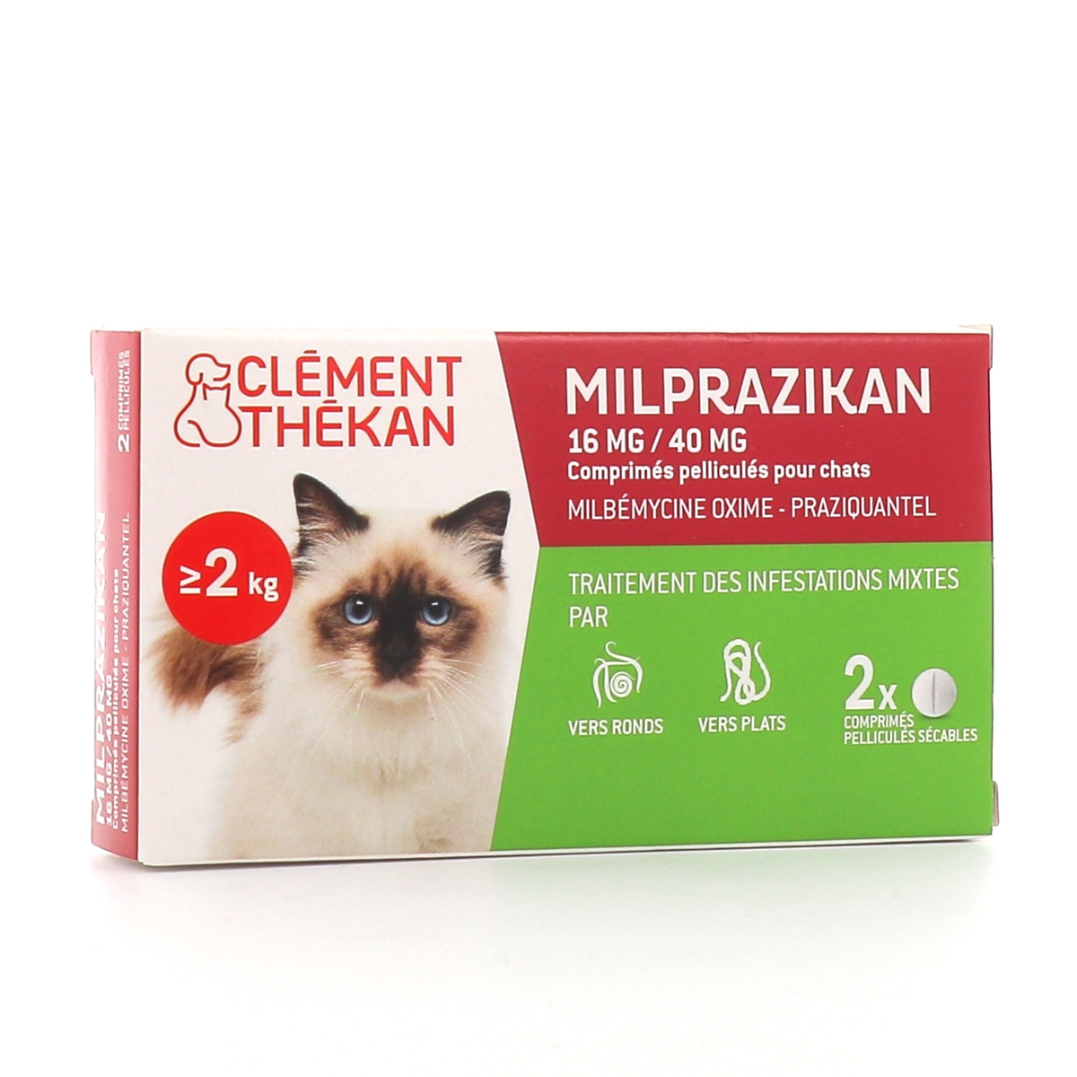 Vermifuge pour chats Milprazikan Clément Thékan