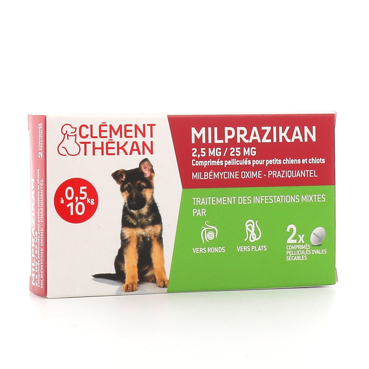 Vermifuge pour chien Milprazikan Clément Thékan
