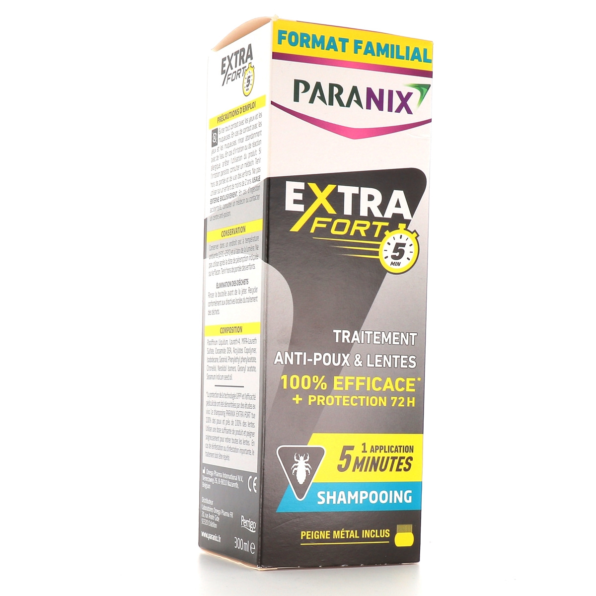Extra Fort Spray anti-poux spécial environnement 225ml Paranix