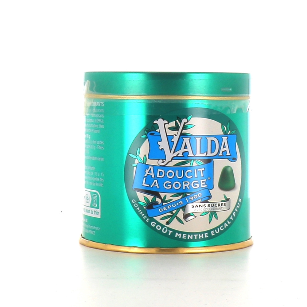Valda Sucres Menthe eucalyptus - 140 g