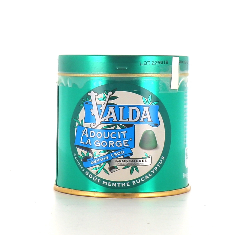 Pastilles Valda miel citron sans sucres - Adoucit la gorge