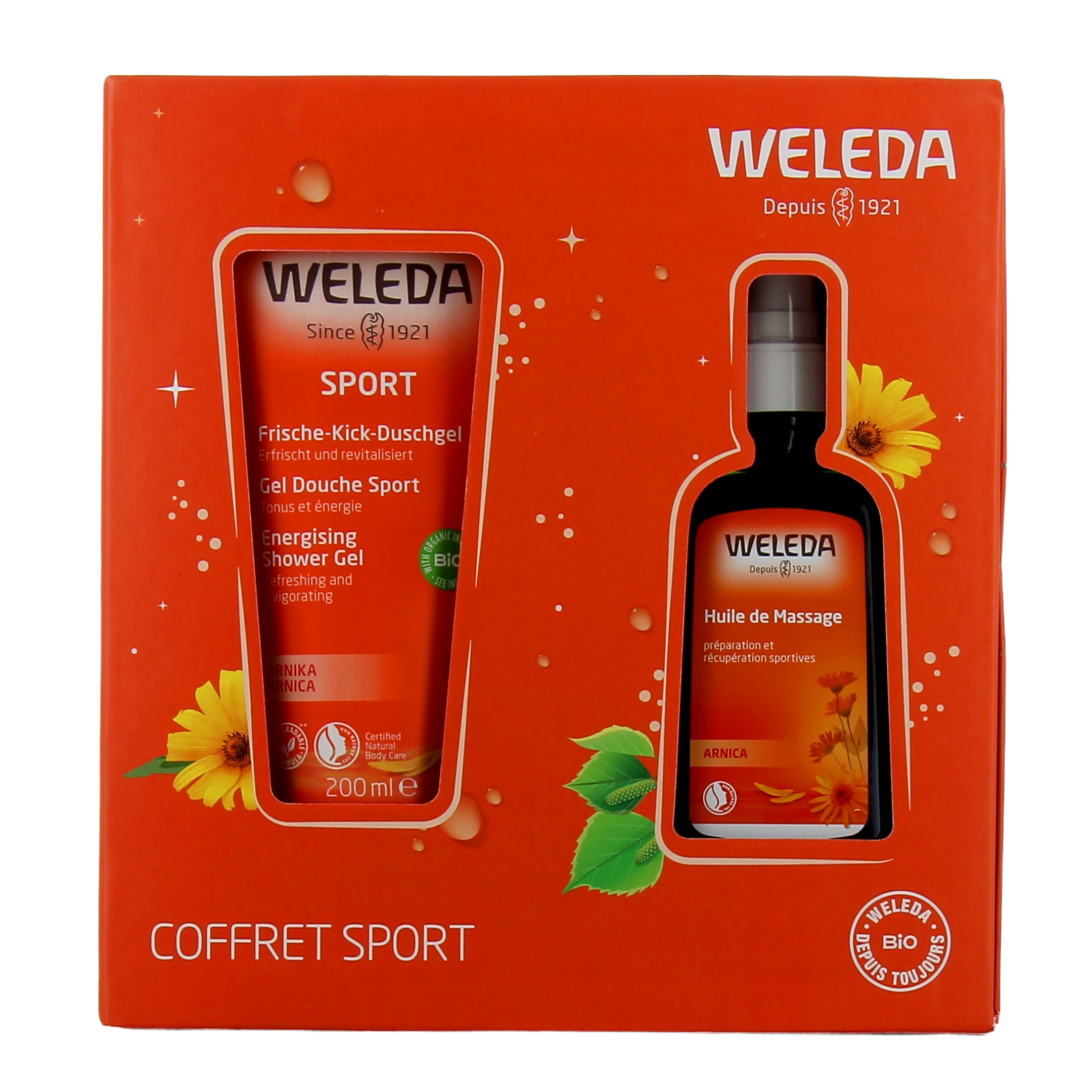 Le coffret sport proposé par la marque Weleda est l'idée cadeau parfaite  pour les sportifs