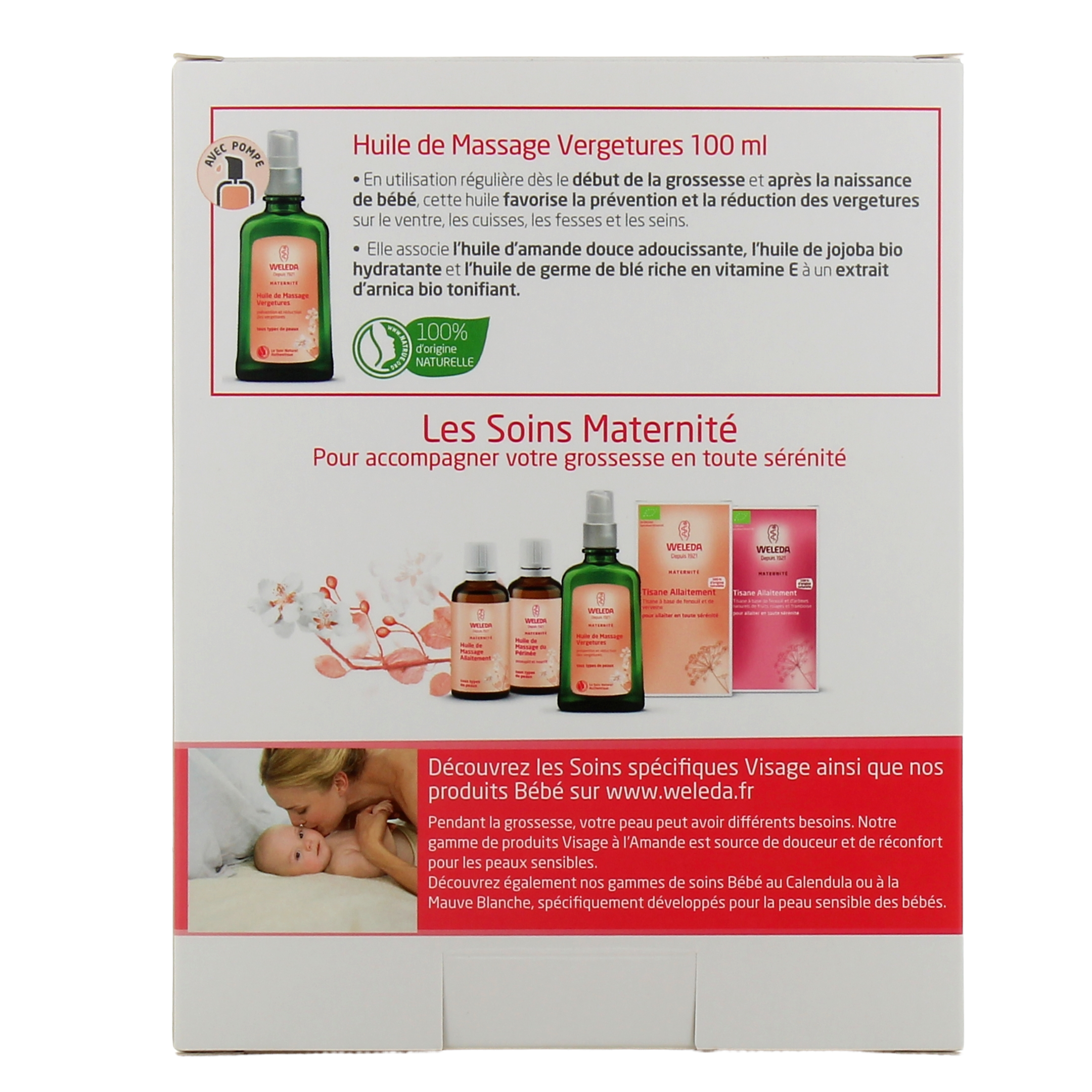 Weleda Mini Huile de Massage Vergetures, 10 ml - Boutique en ligne Ecco  Verde