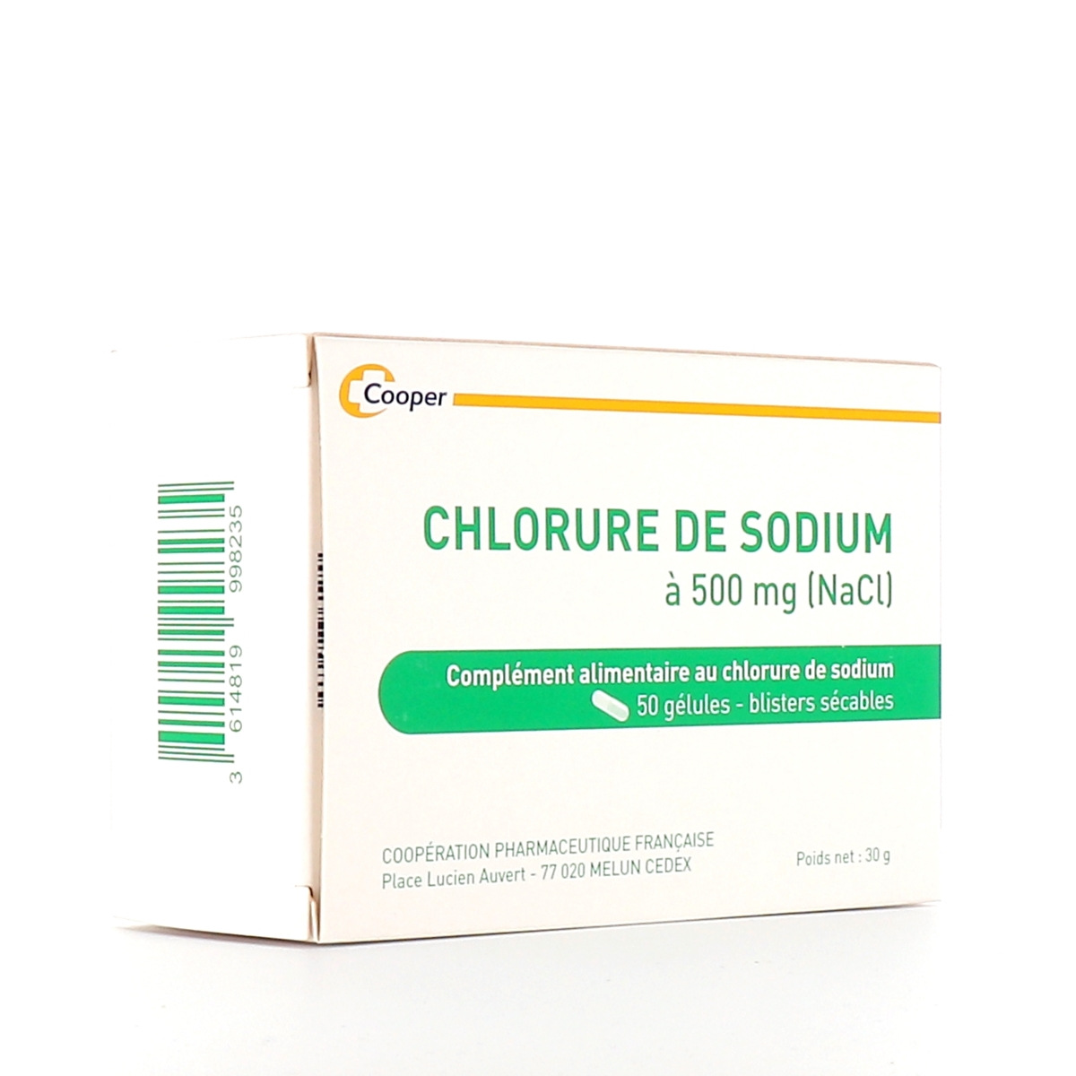 Chlorure de sodium Cooper