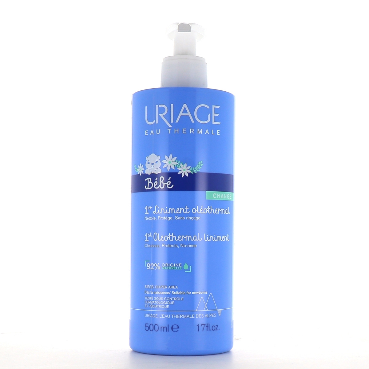 Uriage Bebe 1st Oleothermal Liniment Cleansing And Protective Care 1 x 500ml