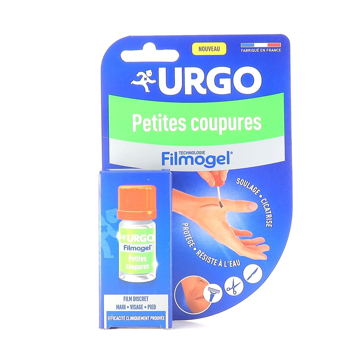 Urgo - Filmogel Crevasses Mains - Film protecteur résistant à l'eau -  Soulage et protège - 3,25ml