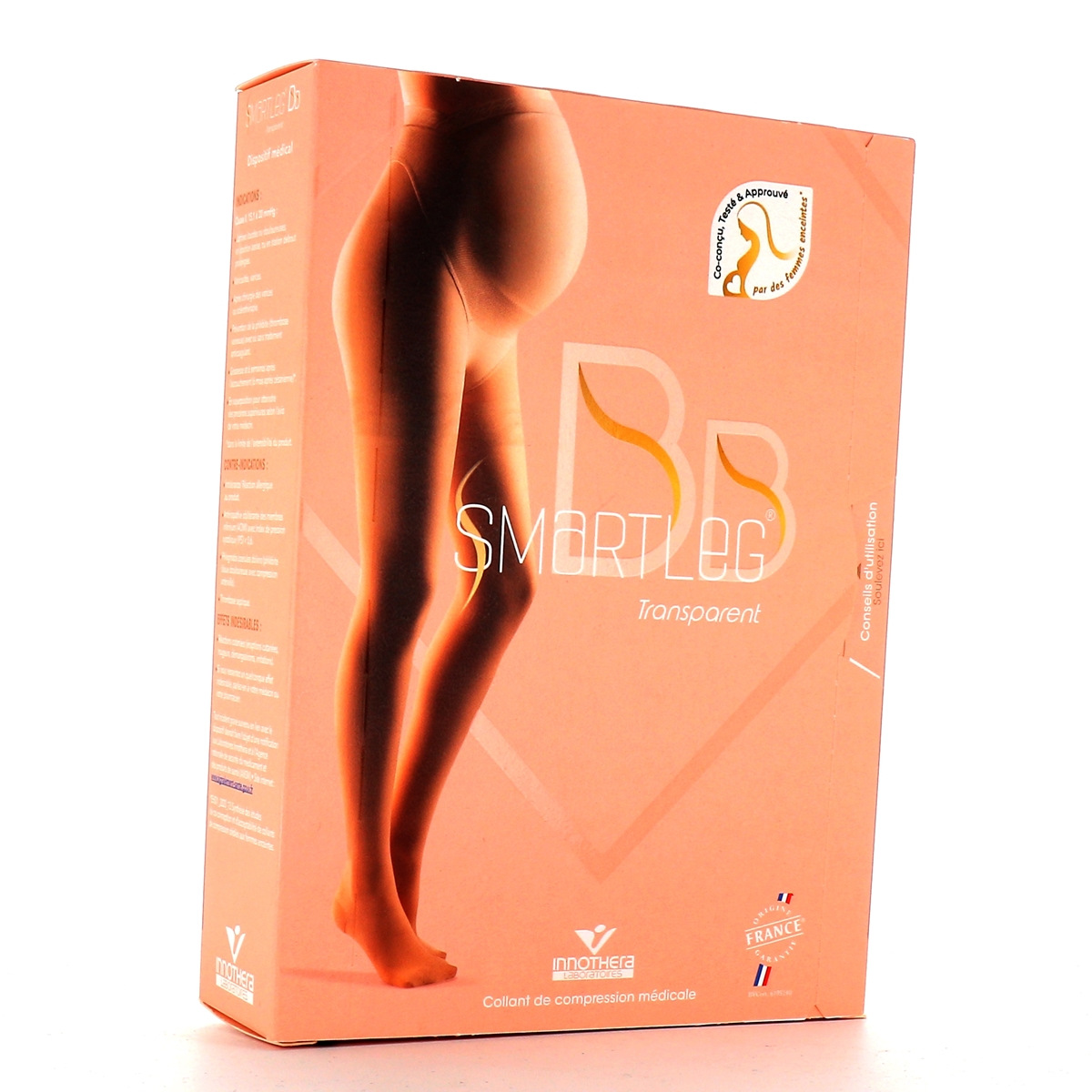 Collant maternité Smartleg BB Semi-Transparent Innothera : collant  contention grossesse