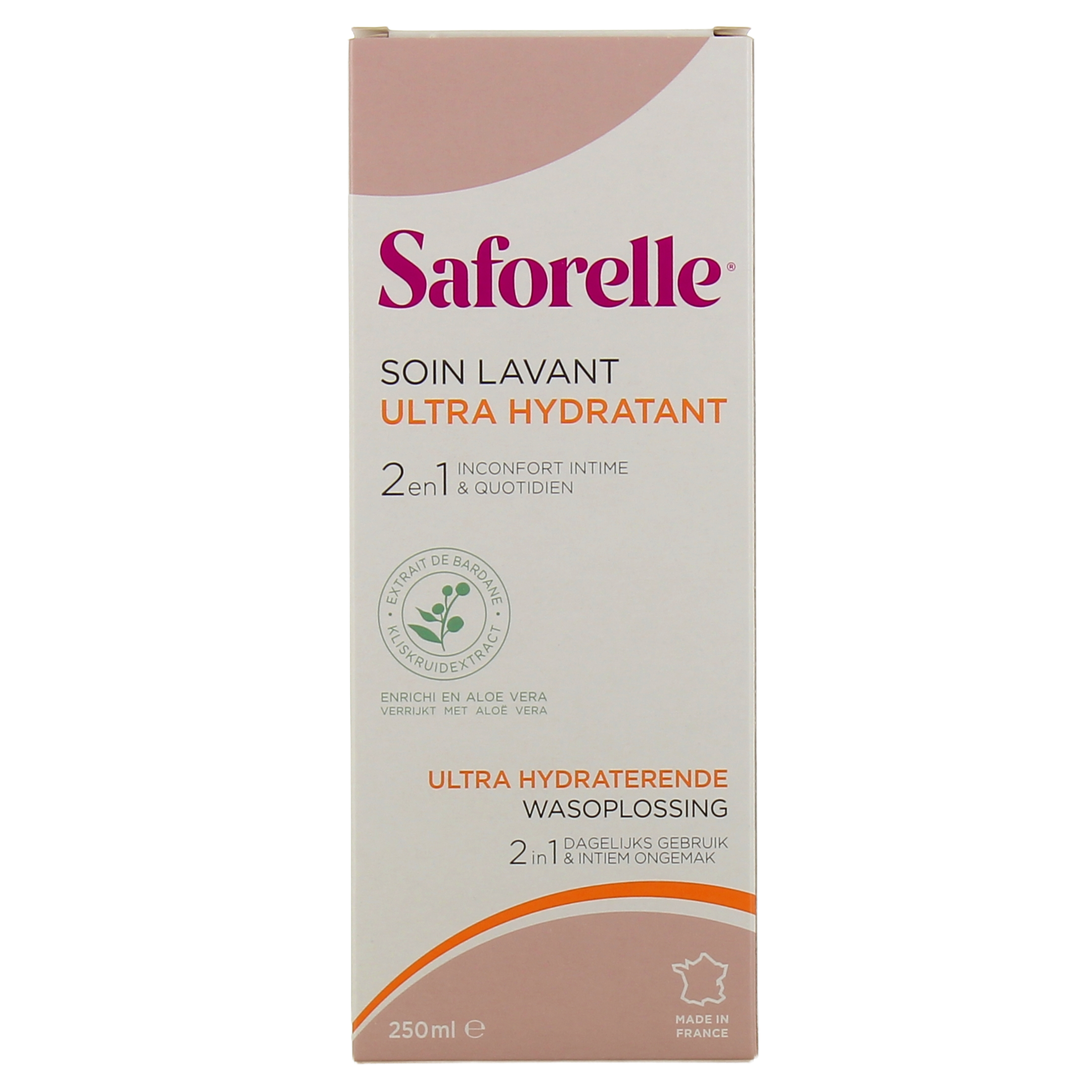 Saforelle - Soin lavant Ultra hydratant Muqueuses et peaux sèches (250 ml)