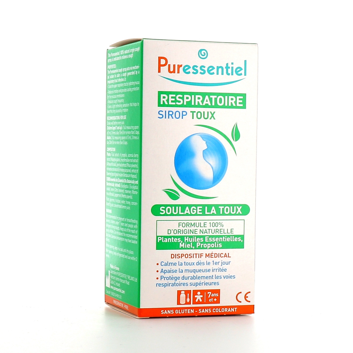 PURESSENTIEL RESPIRATOIRE SIROP TOUX ENFANT 125 ML - Sphère ORL - Pharmacie  de Steinfort